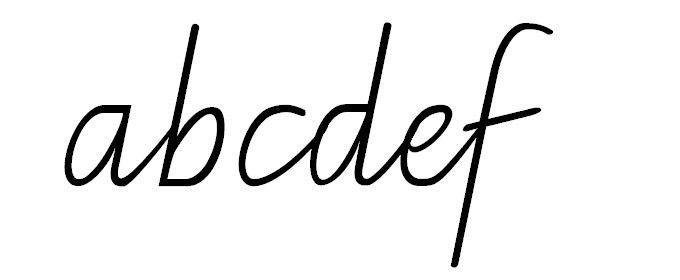 QLD Linked Modern Cursive